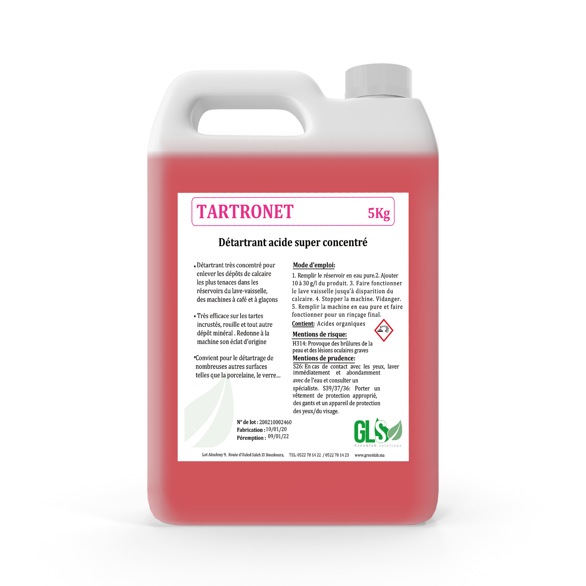 DETARTRANT LAVE-VAISSELLE 5L