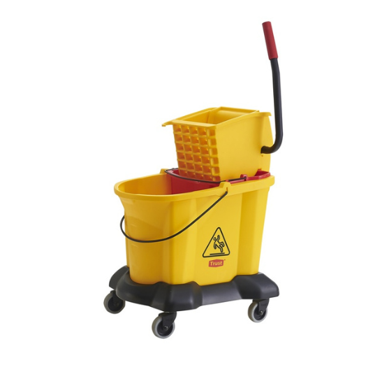 CHARIOT DE MENAGE DOUBLE SEAU