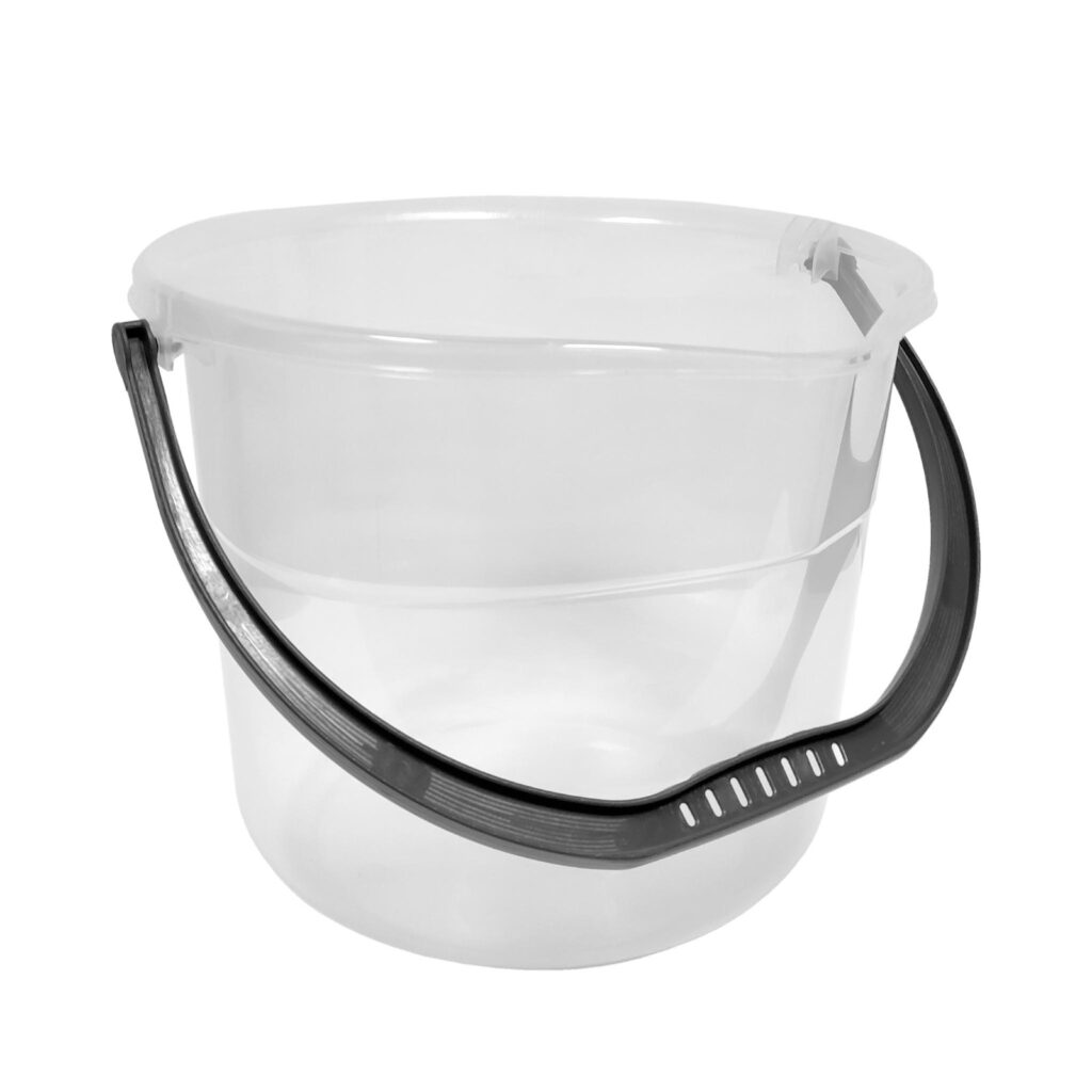 SEAU DE NETTOYAGE ET D’EAU TRANSPARENT 15L