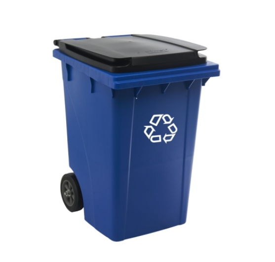 POUBELLE TRI SELECTIF THOR 190 LITRES À DEUX ROUES