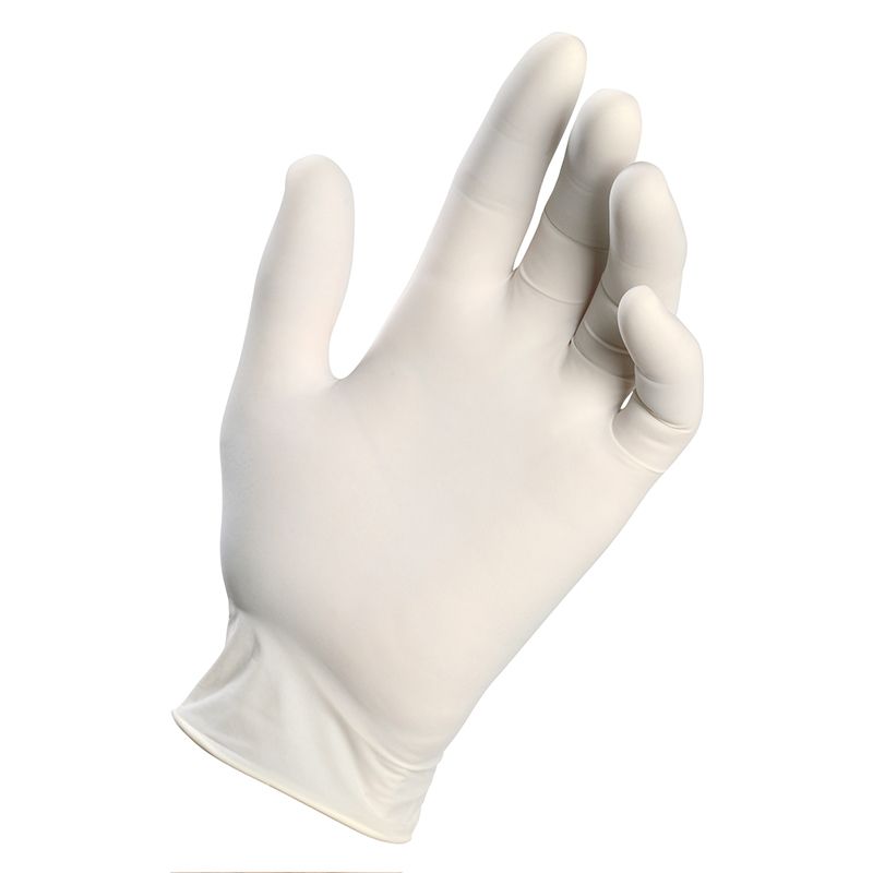 GANTS LATEX CONTACT ALIMENTAIRE, LÉGÈREMENT POUDRE